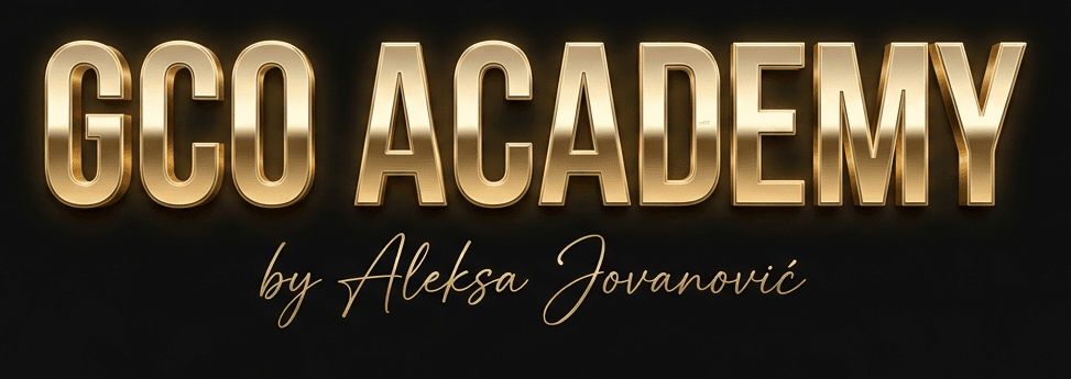 GCO Academy — by Aleksa Jovanović